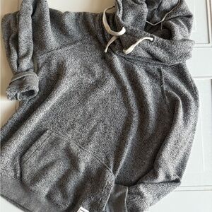 Garage Heather Gray Cowl Neck Sweater